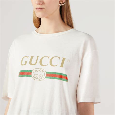 how does gucci tee shirt fit|Gucci tee shirts for women.